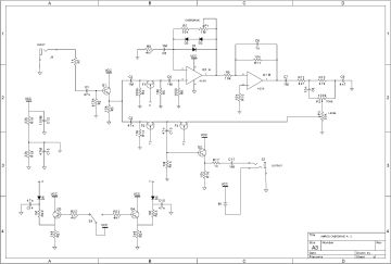Ampeg A3 Overdrive schematic circuit diagram
